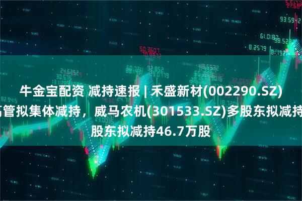 牛金宝配资 减持速报 | 禾盛新材(002290.SZ)梁旭等5高管拟集体减持，威马农机(301533.SZ)多股东拟减持46.7万股
