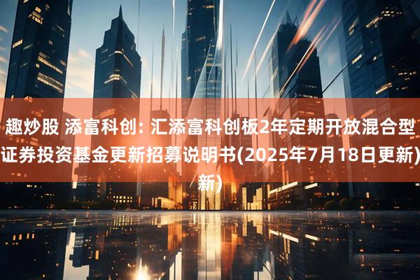 趣炒股 添富科创: 汇添富科创板2年定期开放混合型证券投资基金更新招募说明书(2025年7月18日更新)