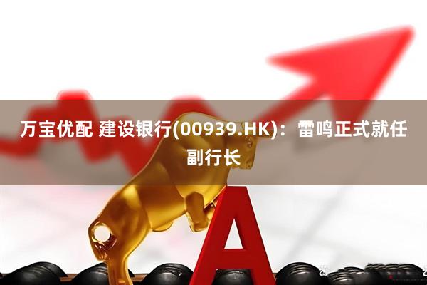 万宝优配 建设银行(00939.HK)：雷鸣正式就任副行长